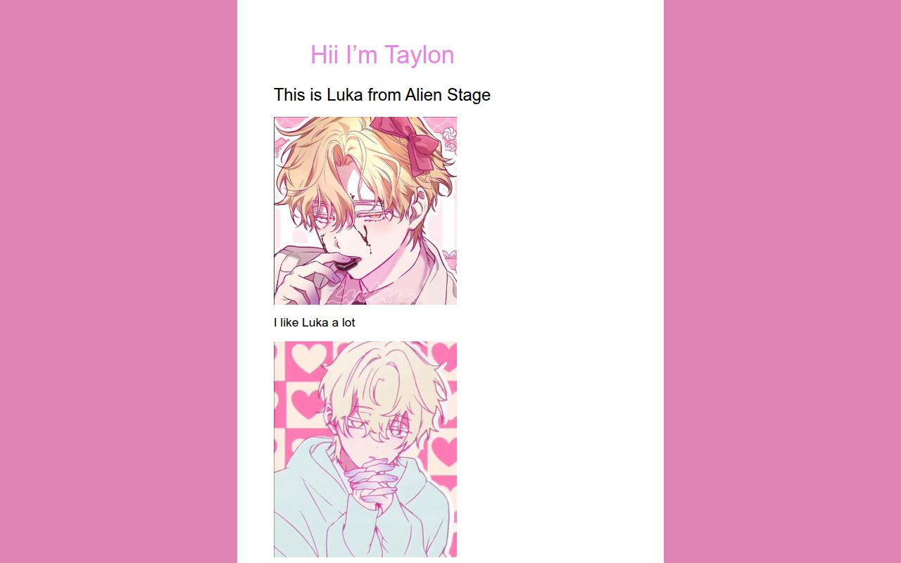 Carrd profile picture for @taylon